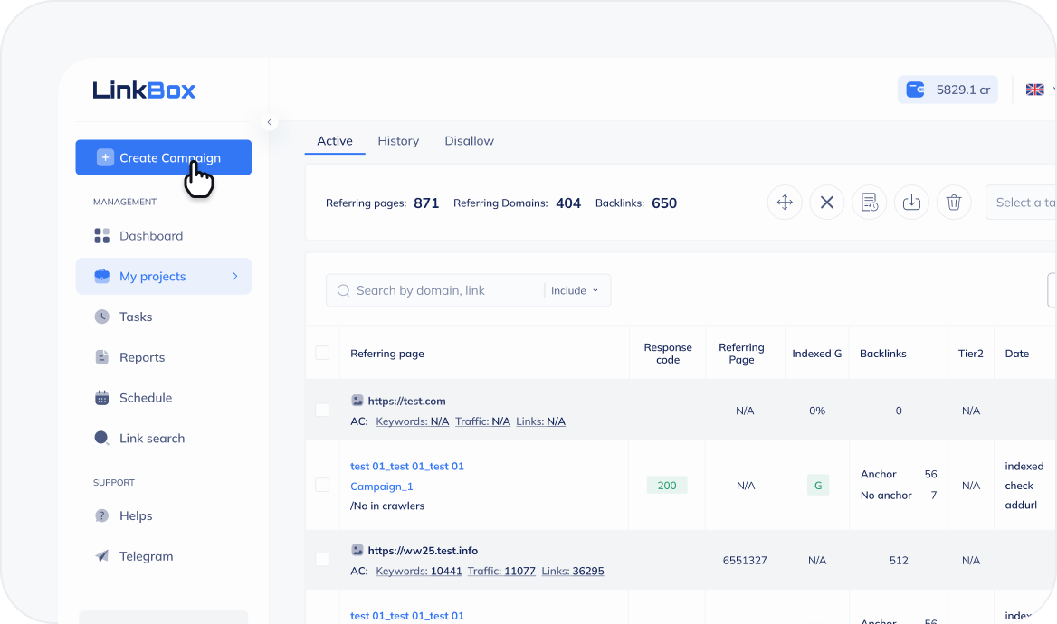 backlink report tool
