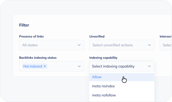 Mass link indexer