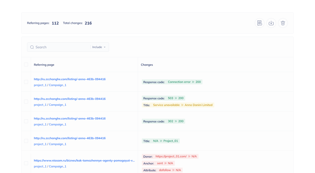 seo backlink report